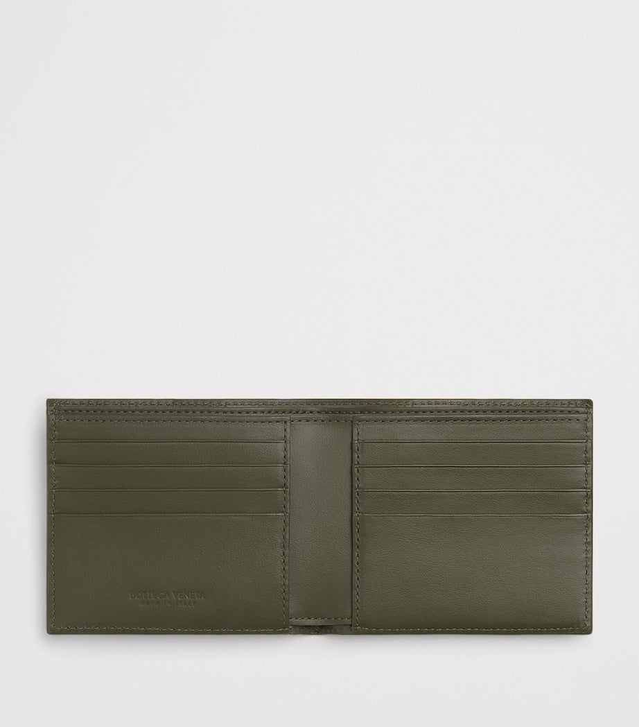 Bottega Veneta Leather Intrecciato Bifold Wallet