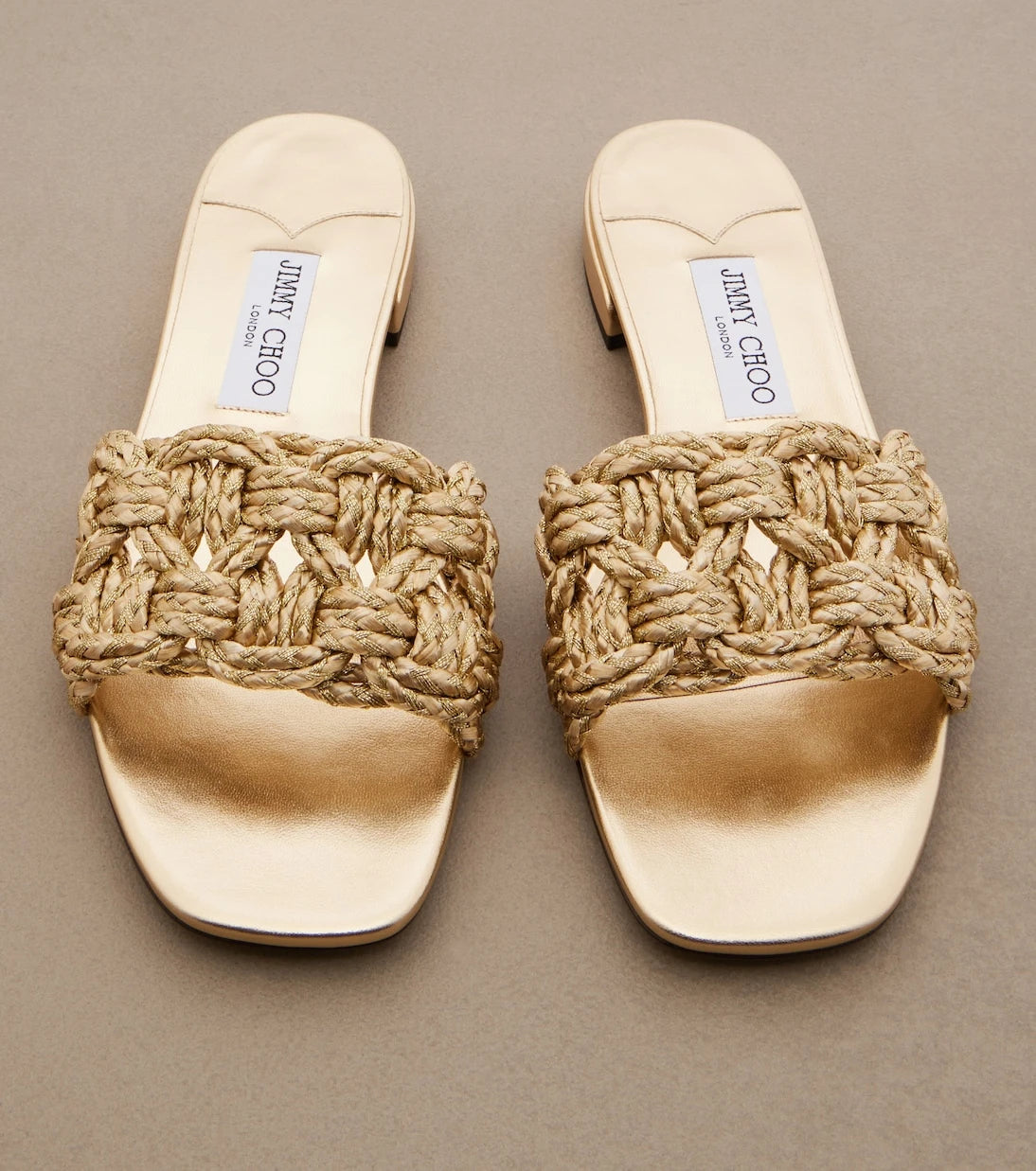 Jimmy Choo - Chara woven slides