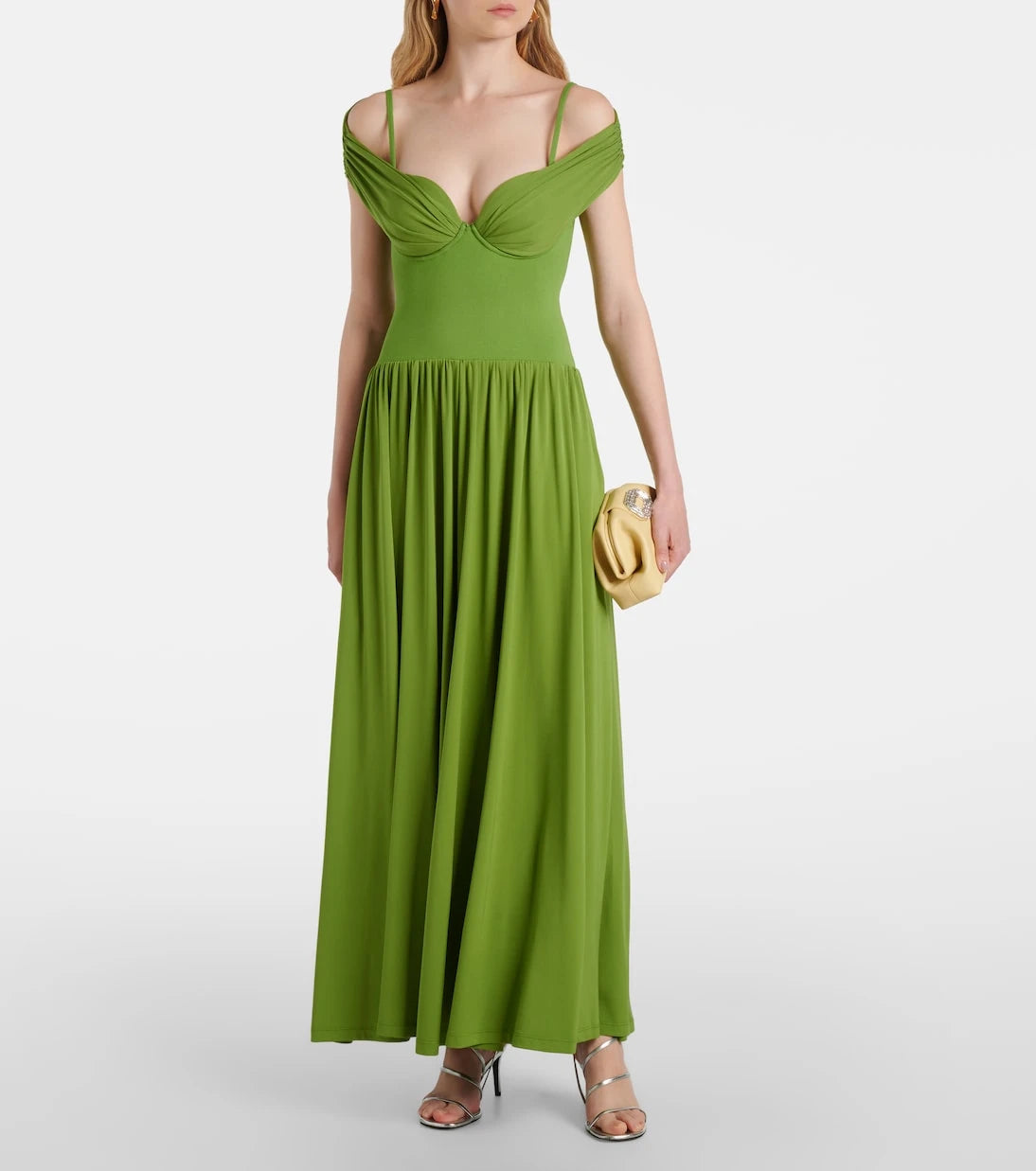 Simkhai - Amarantha draped jersey midi dress