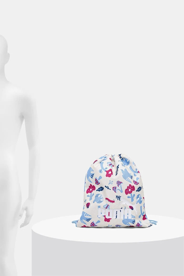 Puma çocuklar için sırt çantası tipi çanta PUMA PHASE AOP Small Gym Sack