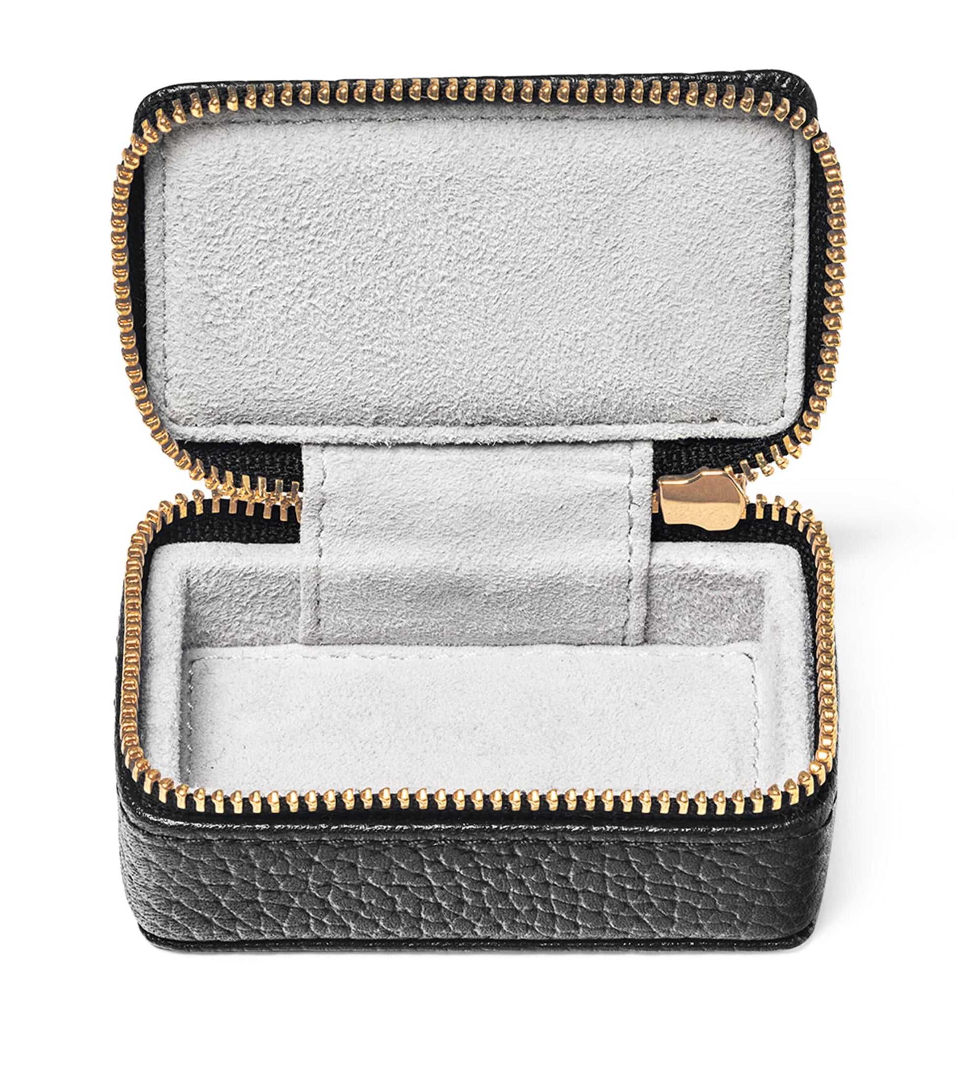 Small Leather Travel Jewellery Box