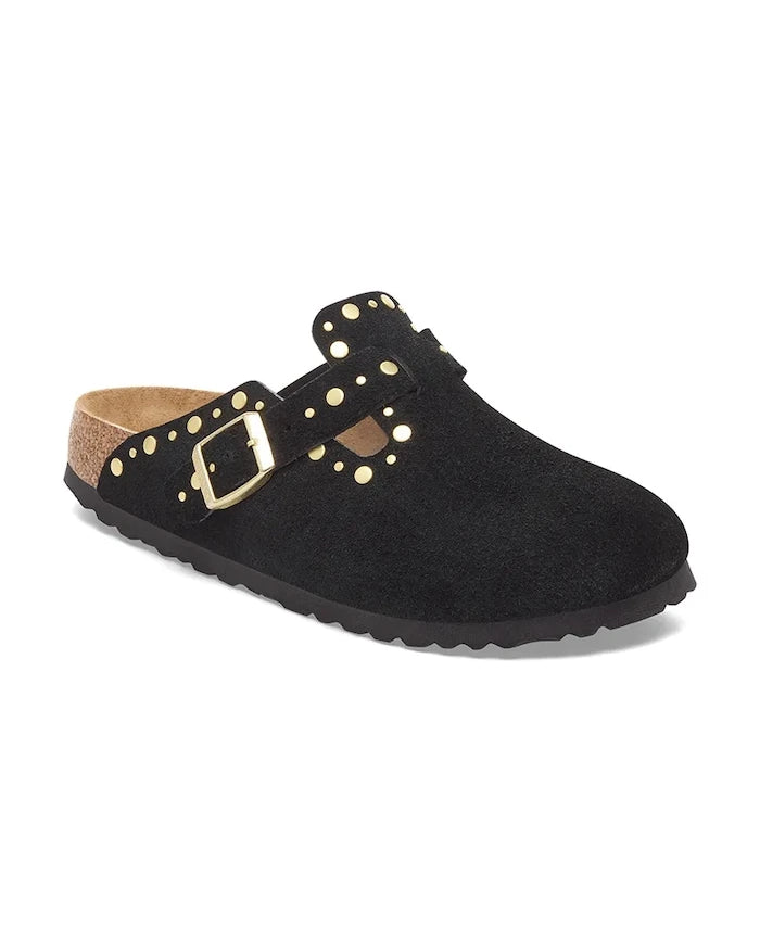 Birkenstock Boston Rivet Süet Terlik