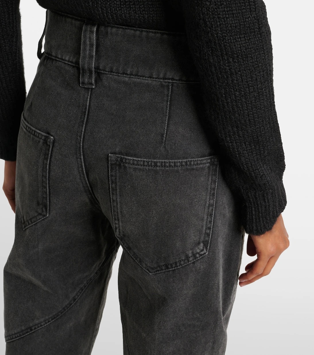 Isabel Marant - Catarina panelled tapered jeans