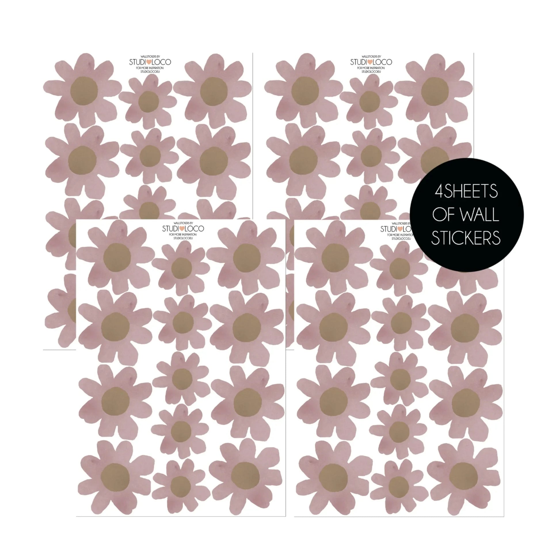 Studio Loco - Floral wall stickers | Lilac
