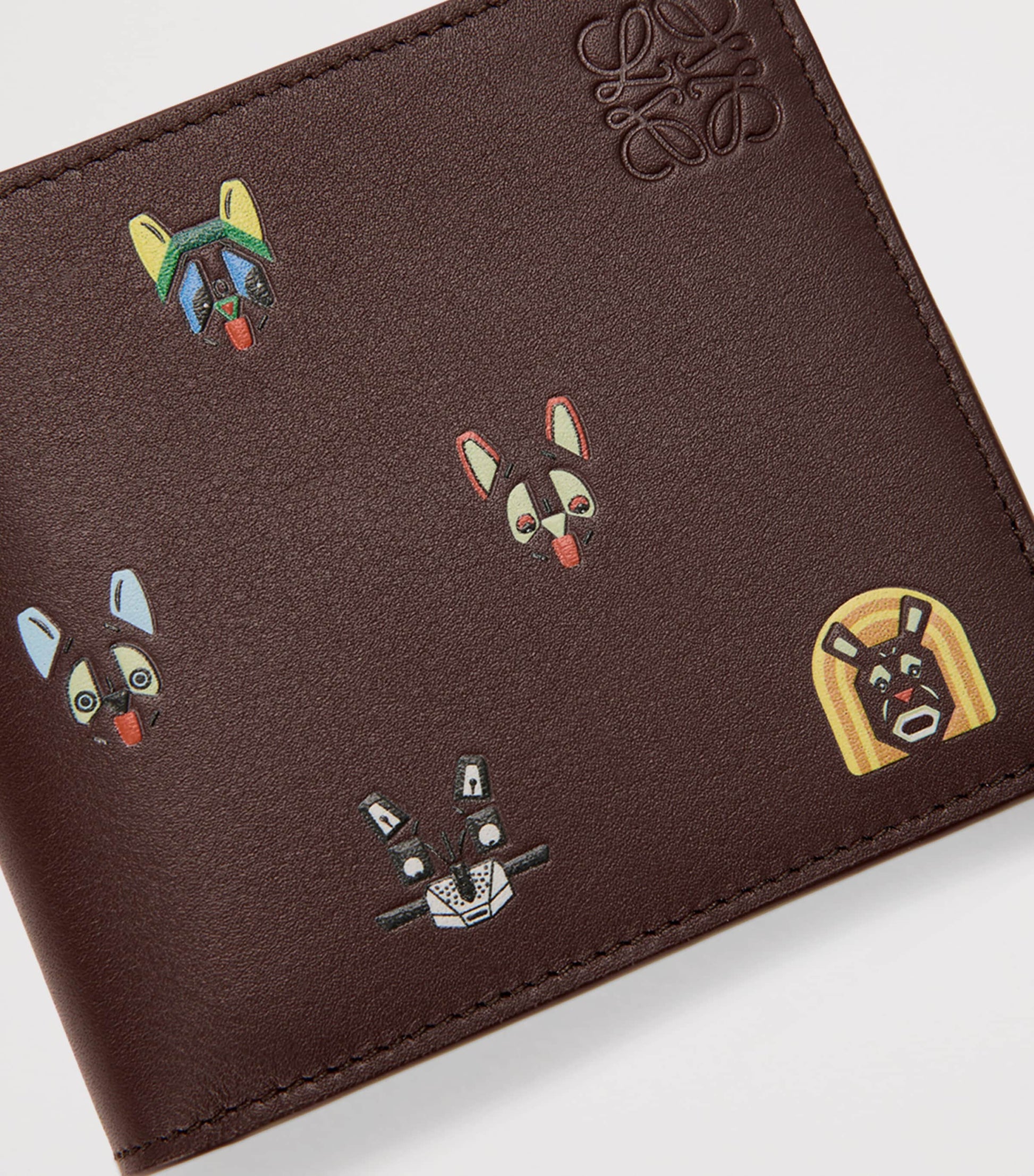 LOEWE x Louis Wain Leather Cats Wallet