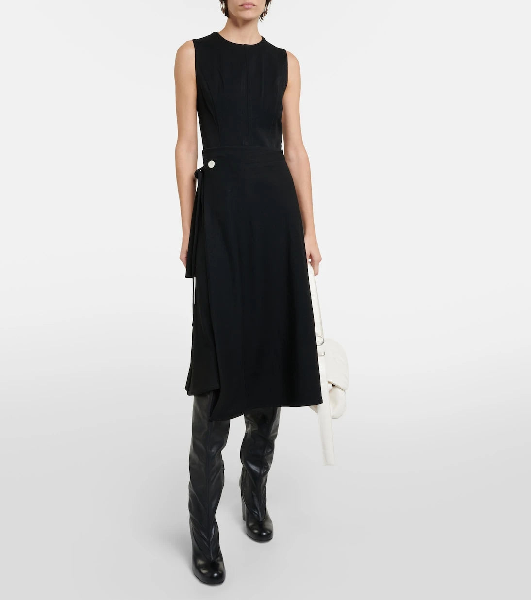 Proenza Schouler - White Label Ivy midi wrap dress