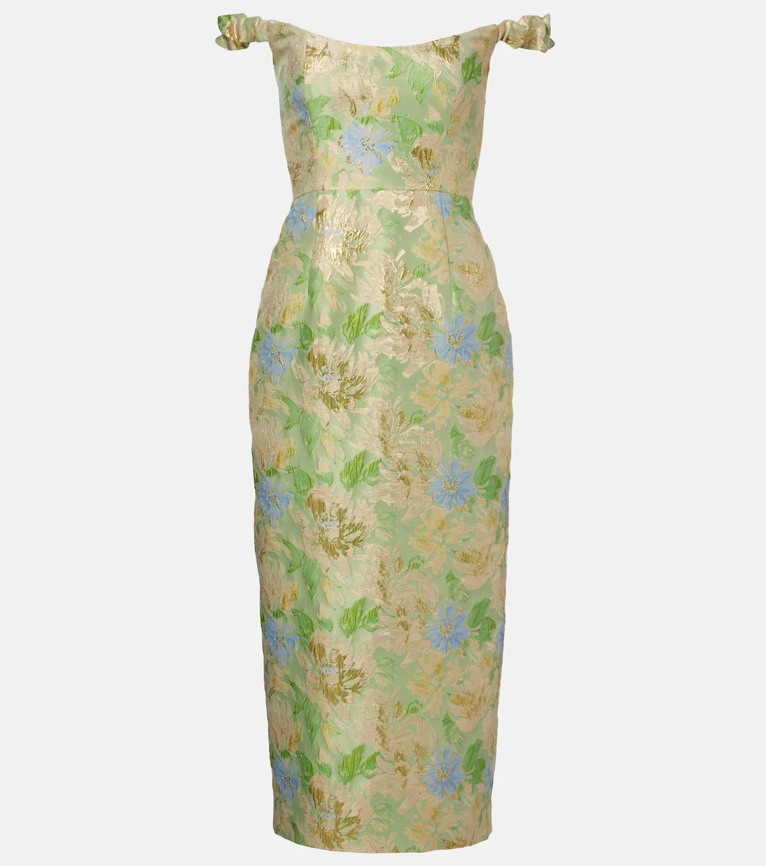 Markarian - Floral brocade midi dress