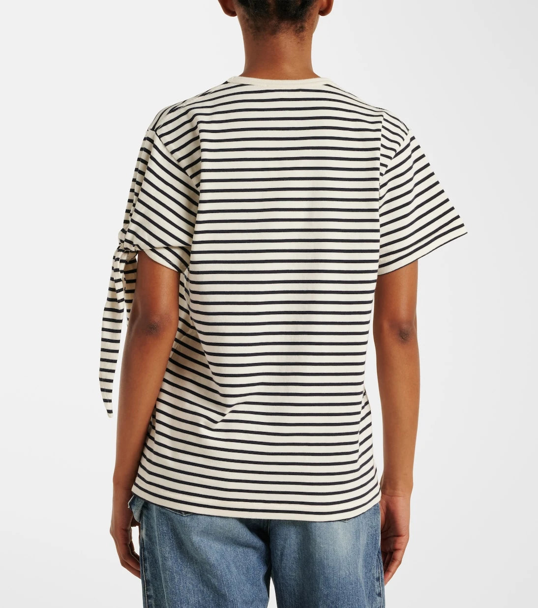 JW Anderson - Striped cotton jersey T-shirt