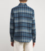 Blue Cashmere Tartan Overshirt