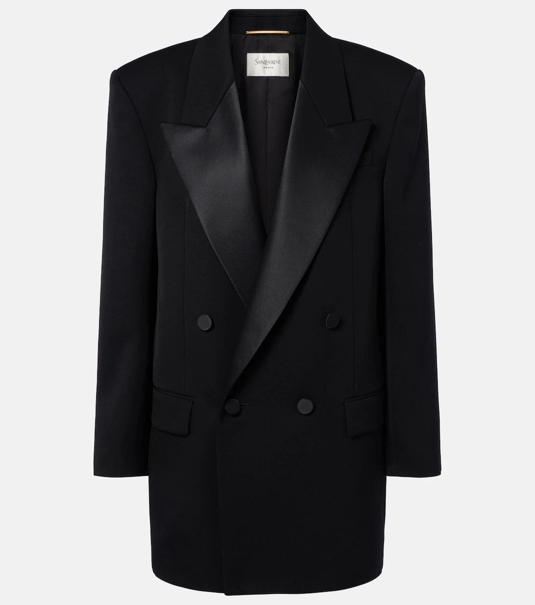 Saint Laurent - Double-breasted oversized wool blazer