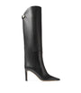 Jimmy Choo Black Alizze 85 Leather Knee-High Boots