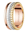 Small Mixed Gold and Diamond Quatre White Edition Ring