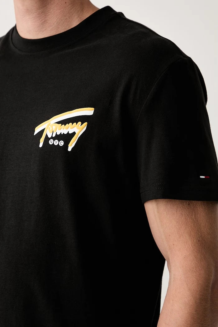 Tommy Jeans erkek pamuklu tişört