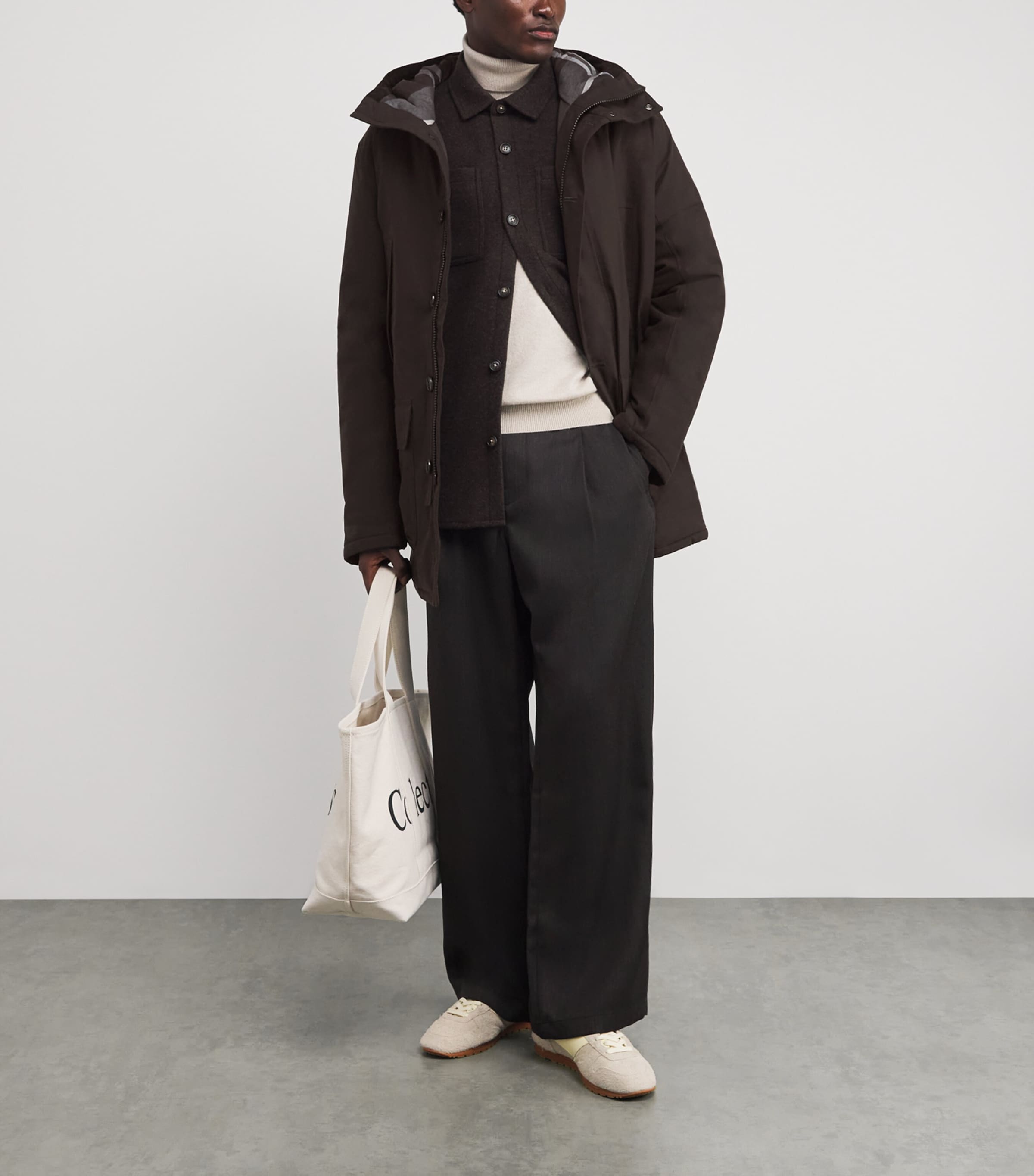 Barbour Black Winter Beaufort Waterproof Parka Coat