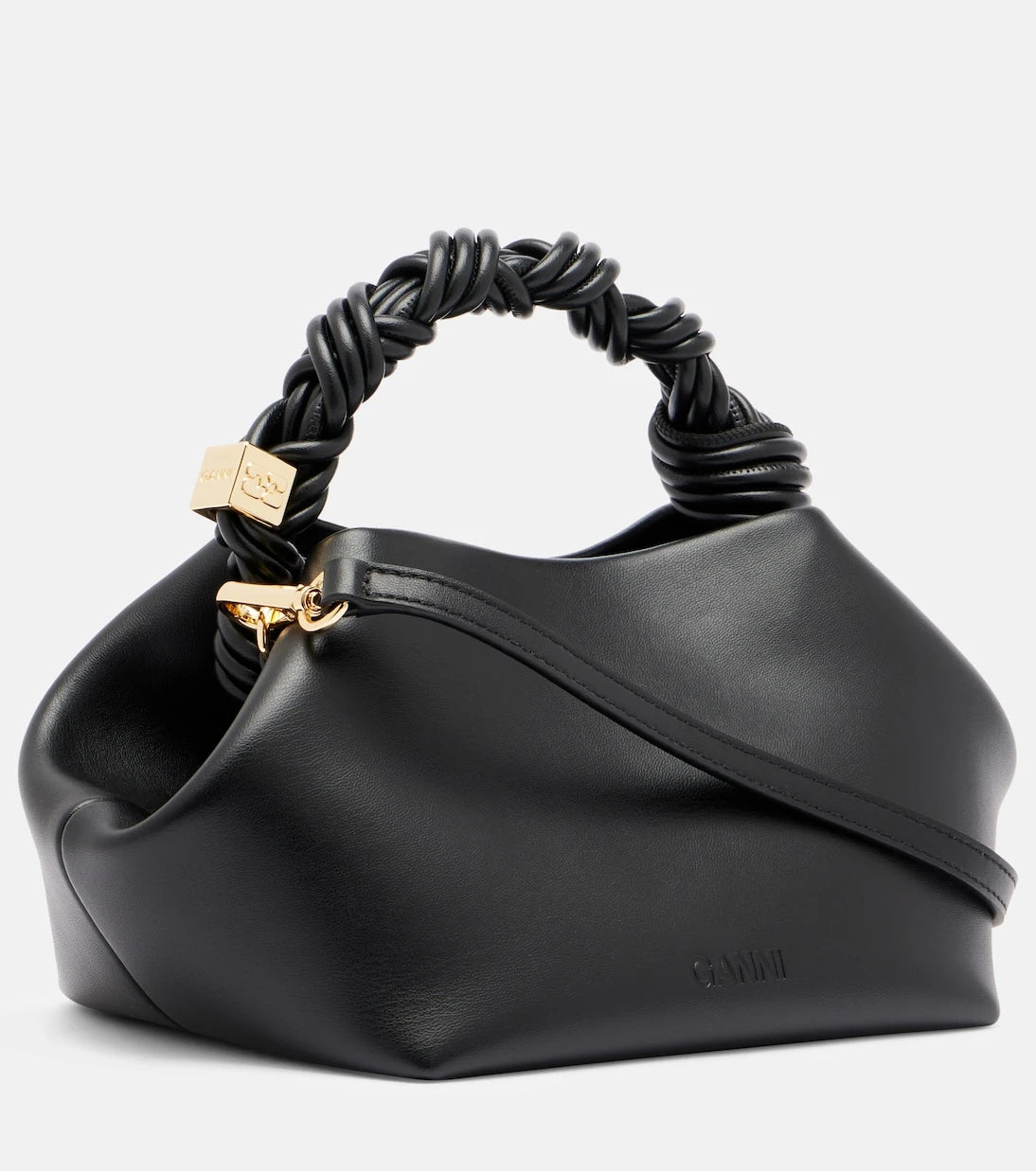 Ganni - Bou Small leather tote bag