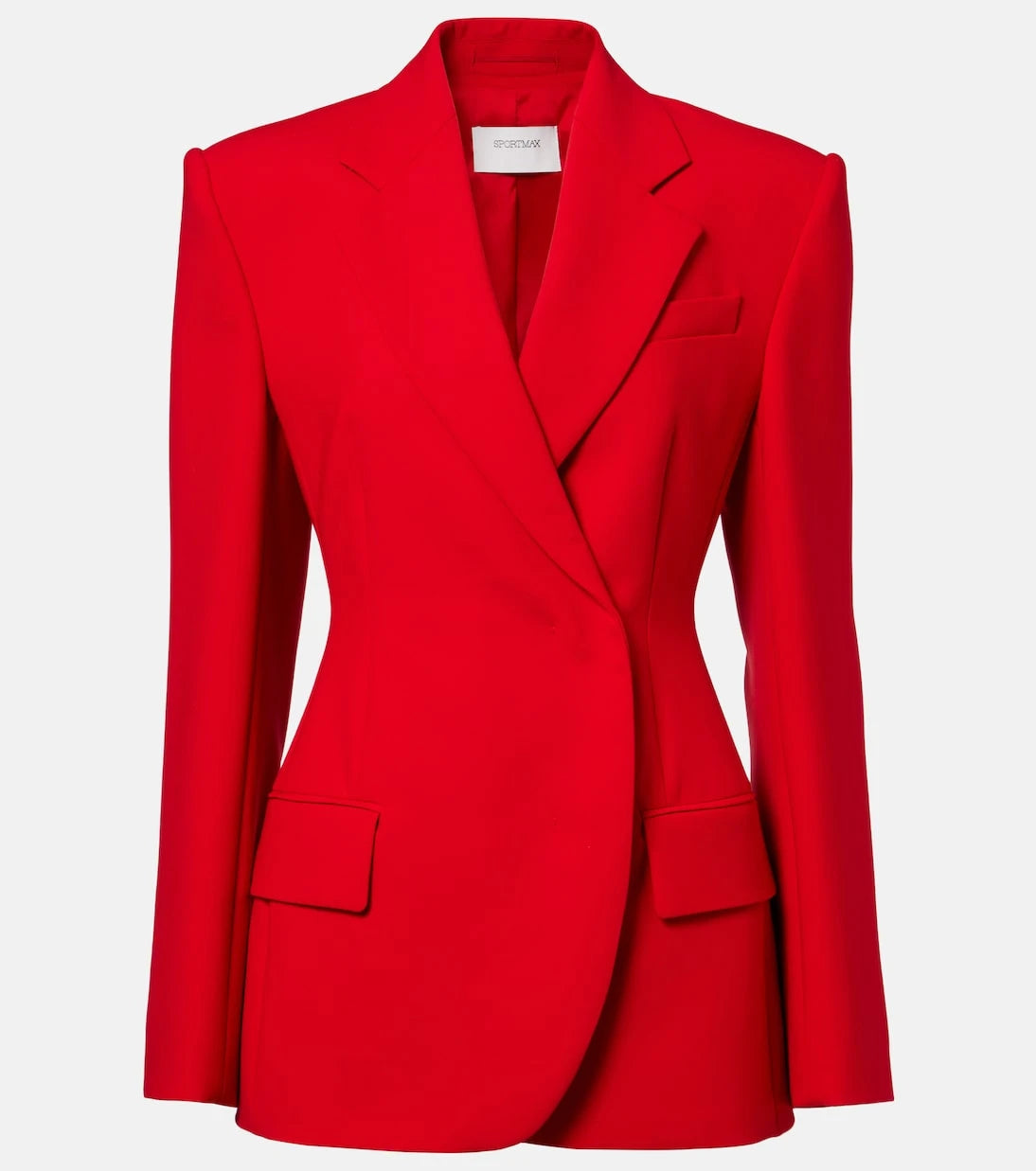 Sportmax - Double-breasted peplum blazer