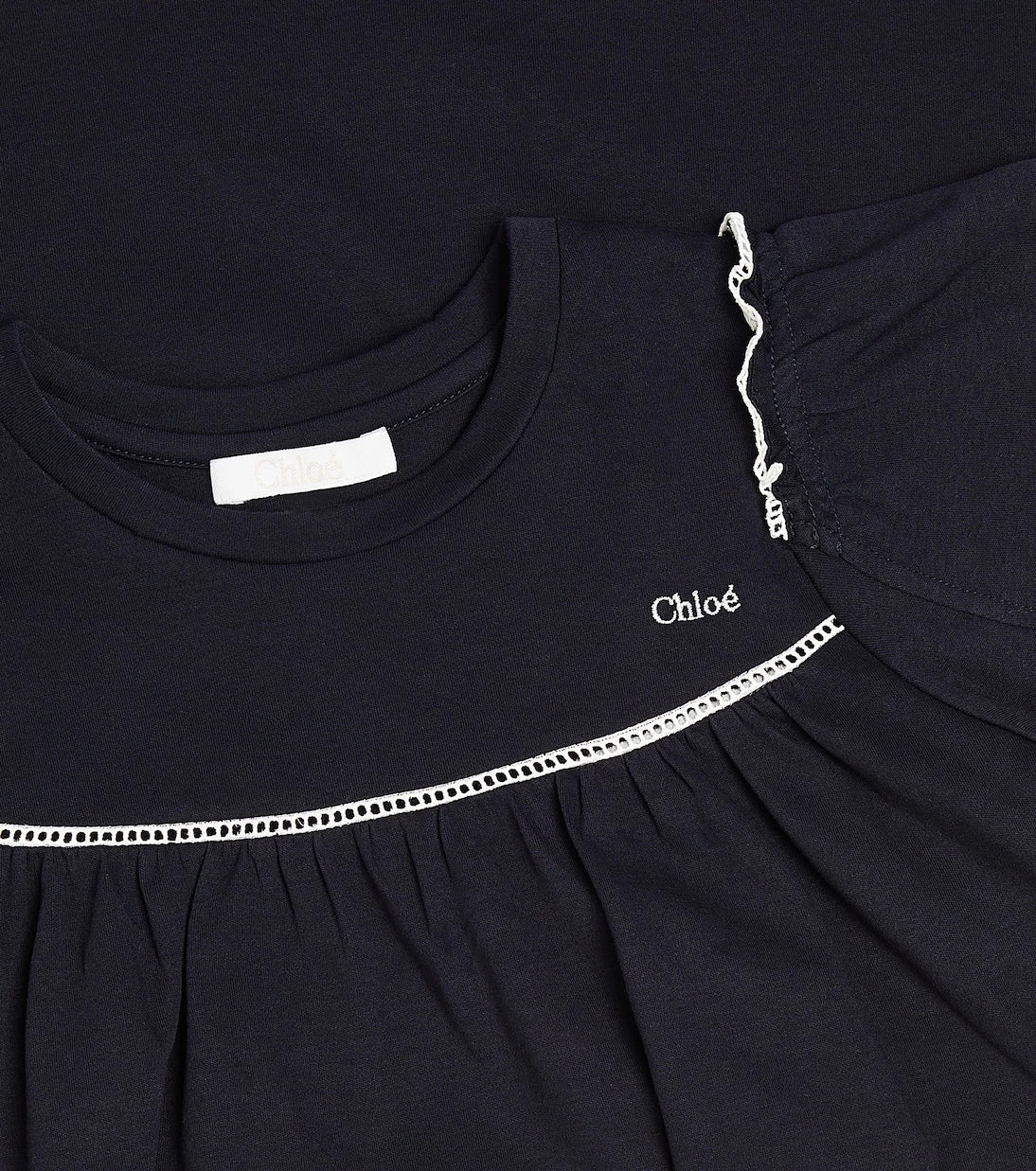 Chloé Kids - فستان قطني