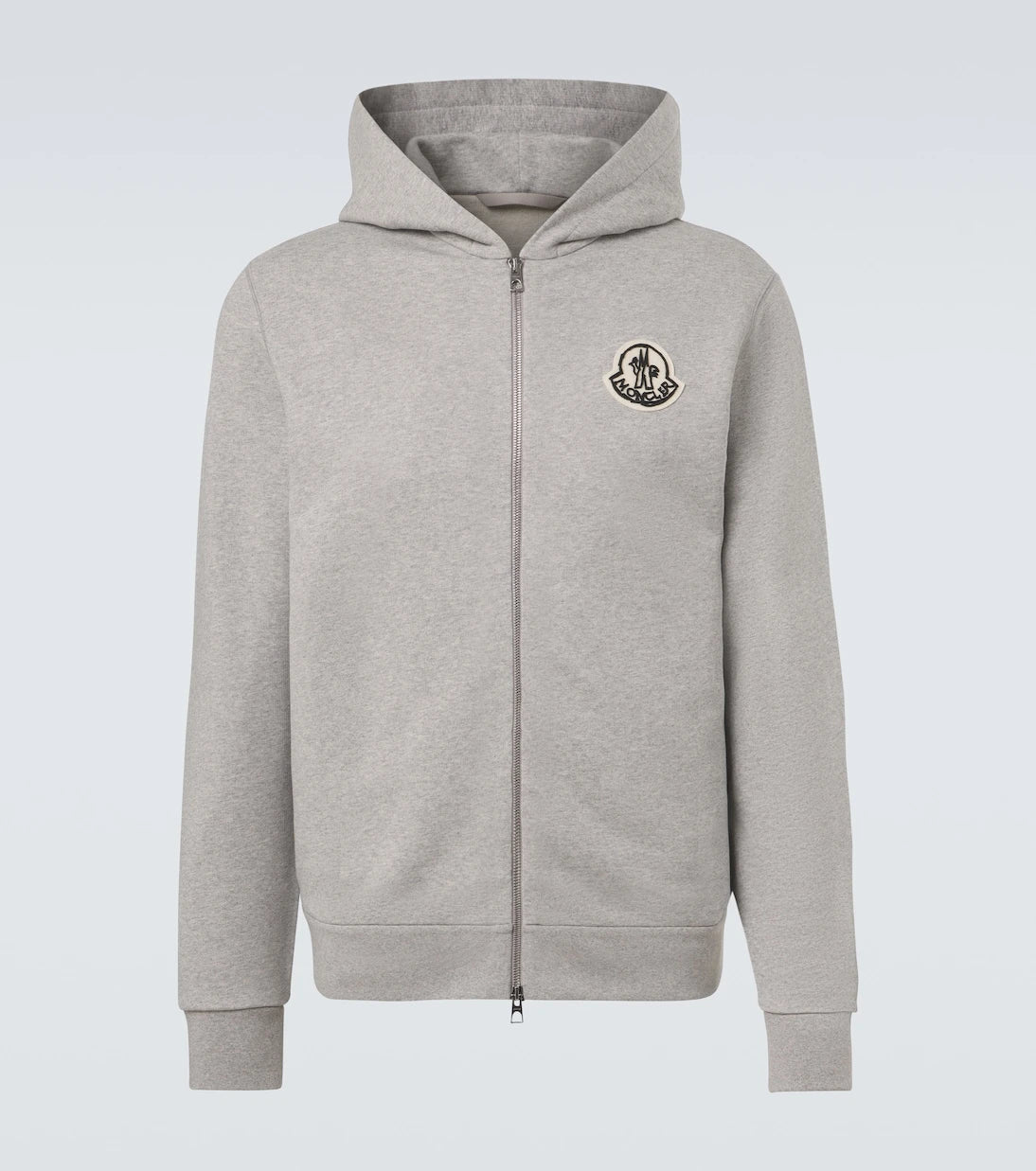Moncler - Logo cotton zip-up hoodie