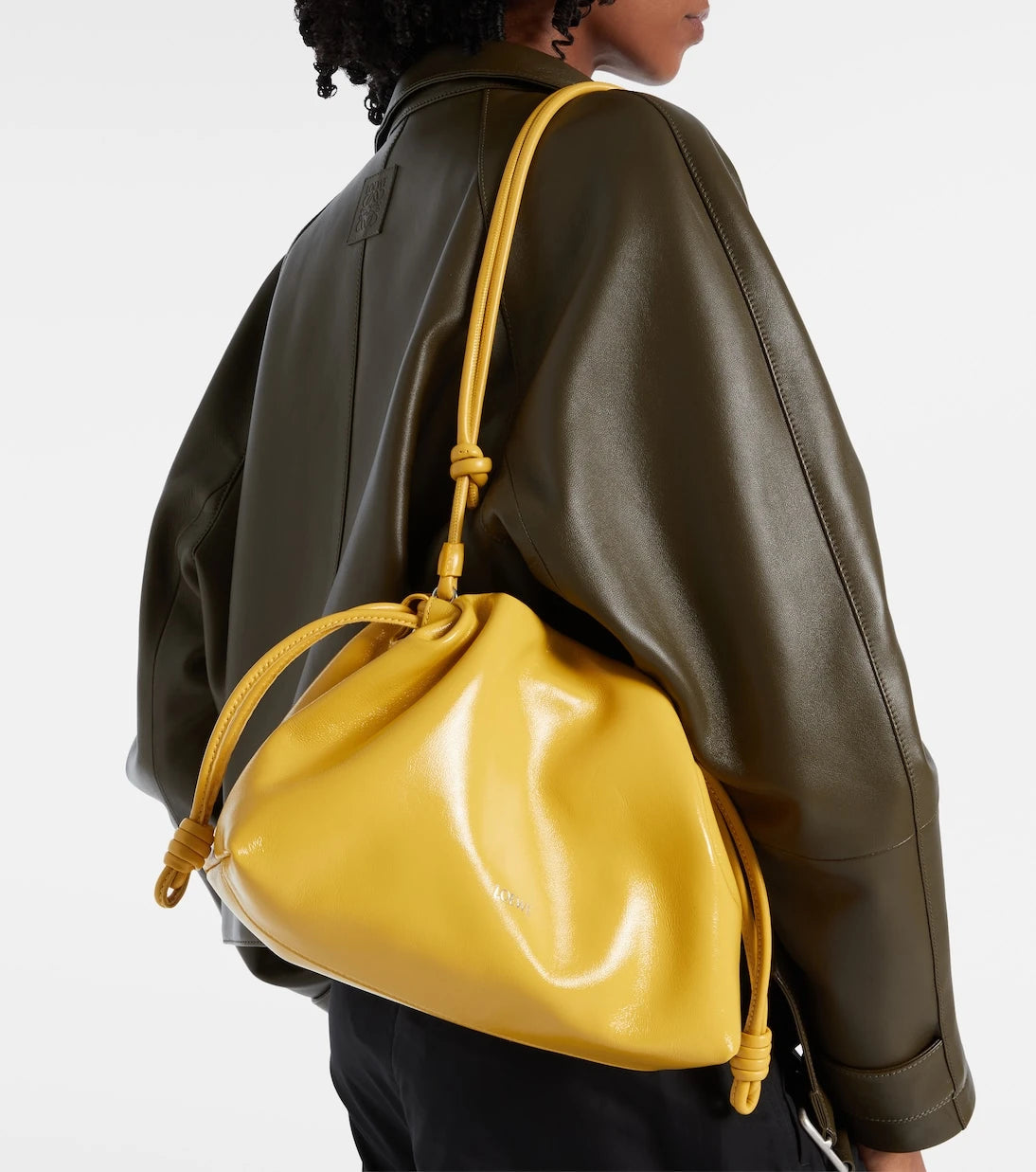 Loewe - Flamenco Medium leather clutch