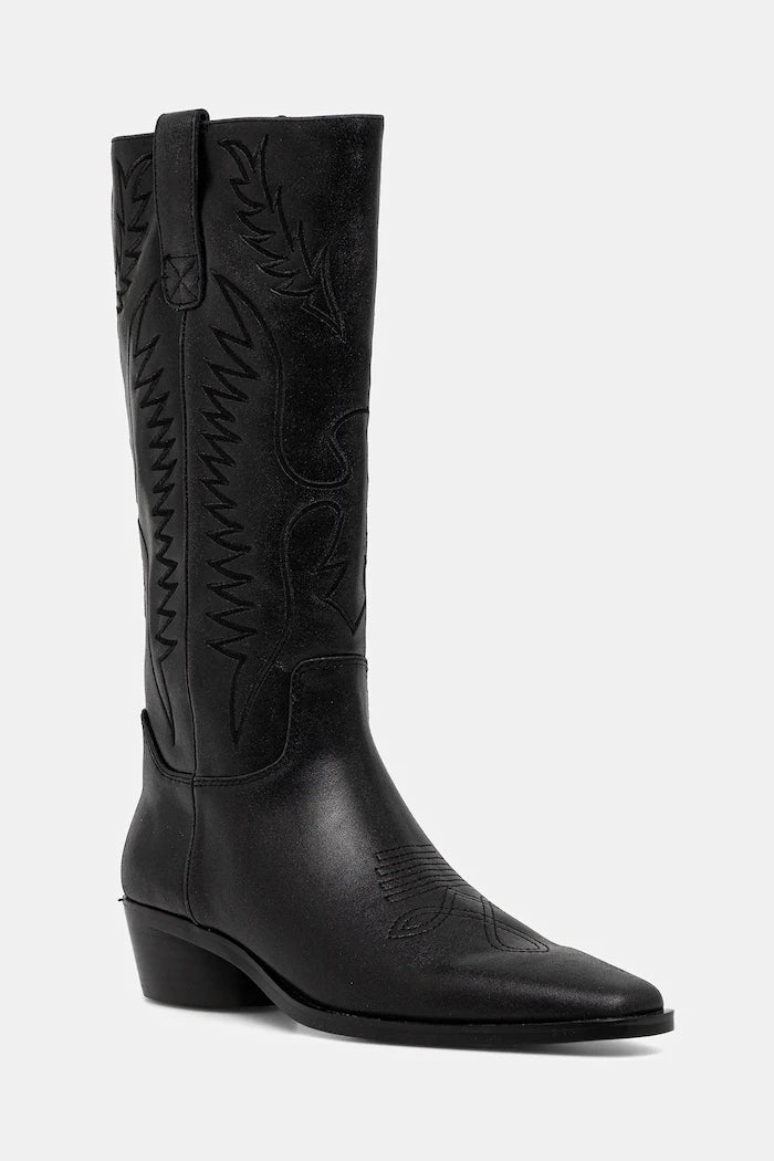 Steve Madden Trevi Deri Kovboy Çizmeleri