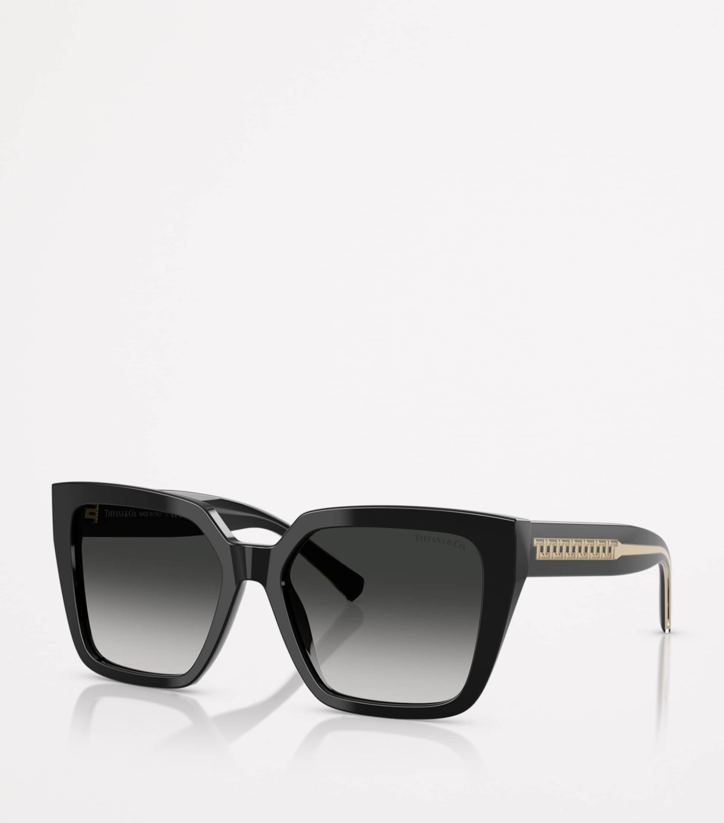 Tiffany & Co. Black Acetate Square TF4235 Sunglasses
