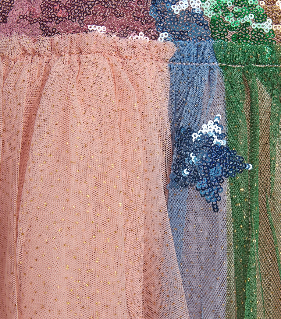 Multi Sequinned Odette Rainbow Dress (5-10 Years)