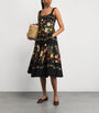 Multi Cotton Floral Midi Dress