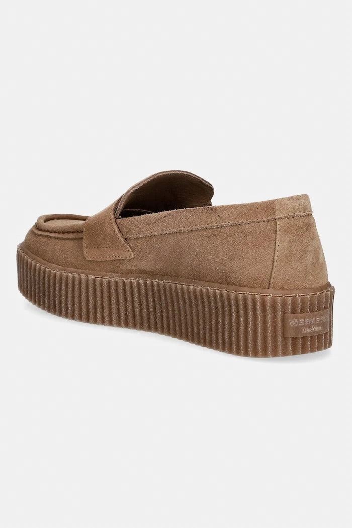 Weekend Max Mara лоуфъри дамски от велур