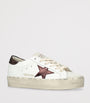 White Leather Hi Star Sneakers