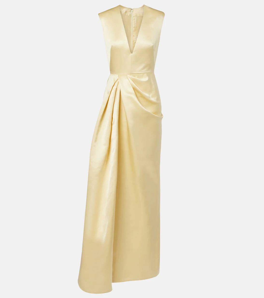 Givenchy - Draped silk satin gown