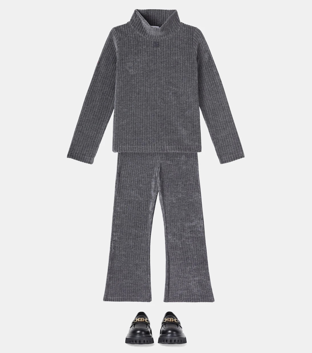 Dolce&Gabbana Kids - حذاء لوفر DG جلدي