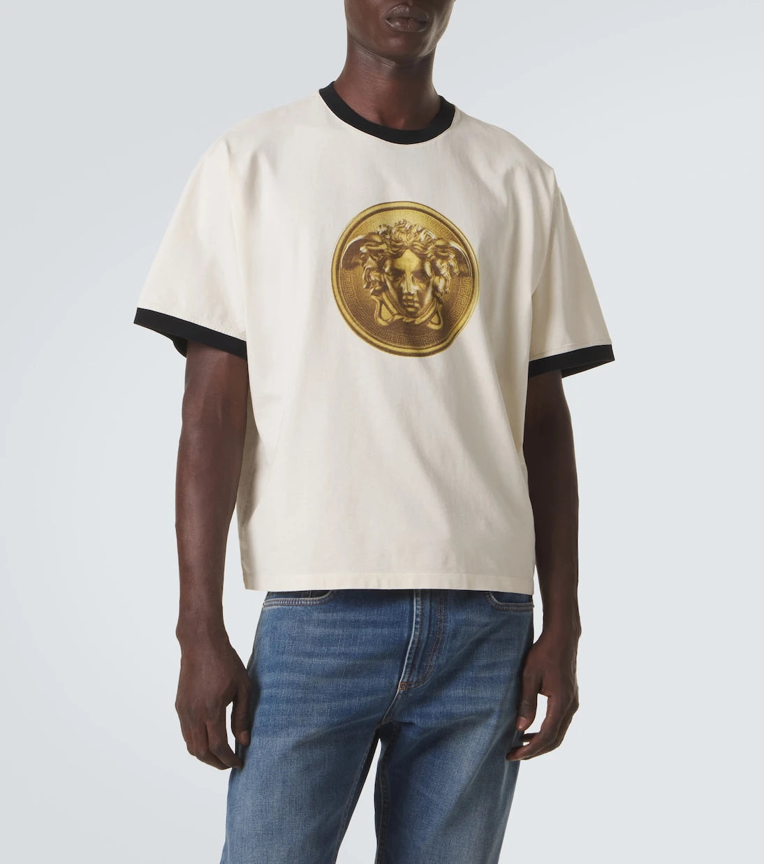 Versace - Medusa cotton jersey T-shirt