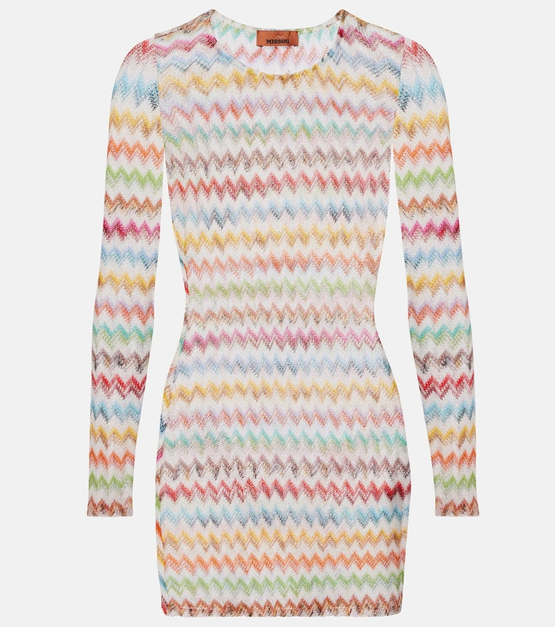 Missoni - Zigzag lamé minidress