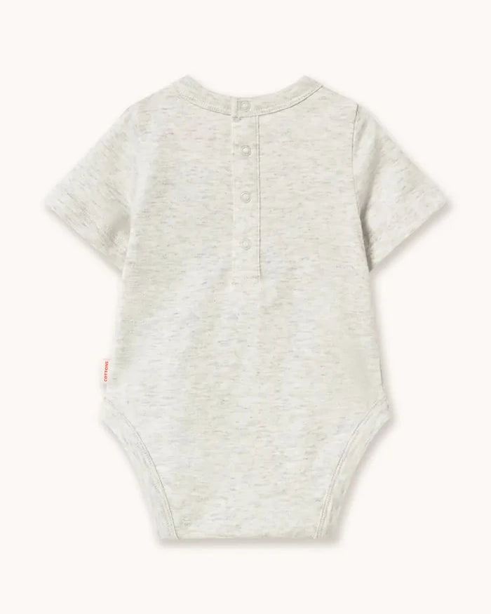 Tinycottons Pamuklu Bebek Body FROG & FROG GRAPHIC BODY