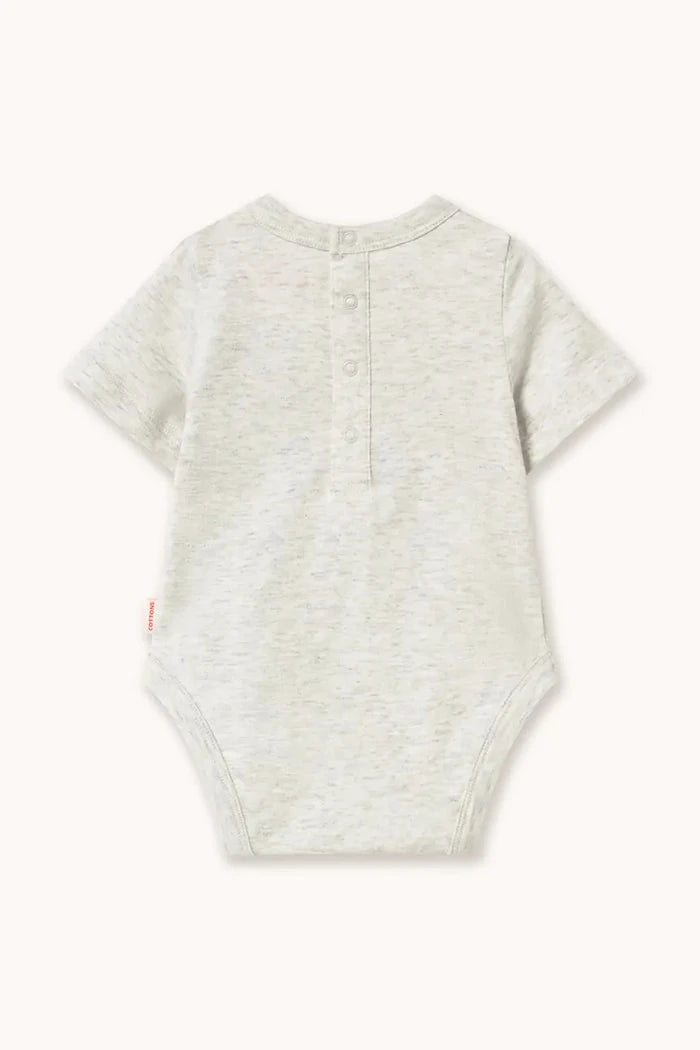 Бебешко боди от памук Tinycottons FROG & FROG GRAPHIC BODY