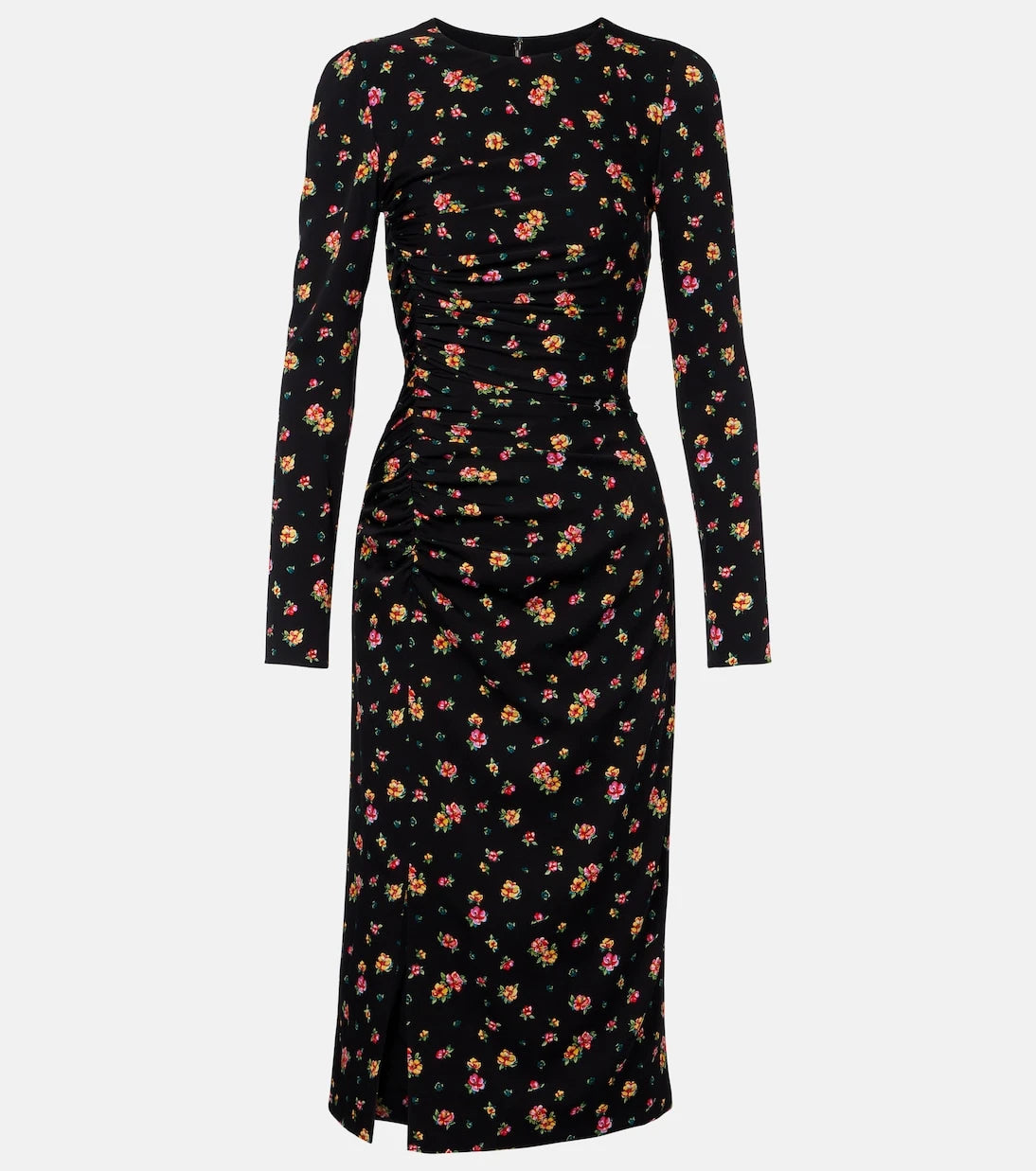 Dolce&Gabbana - Floral silk-blend midi dress