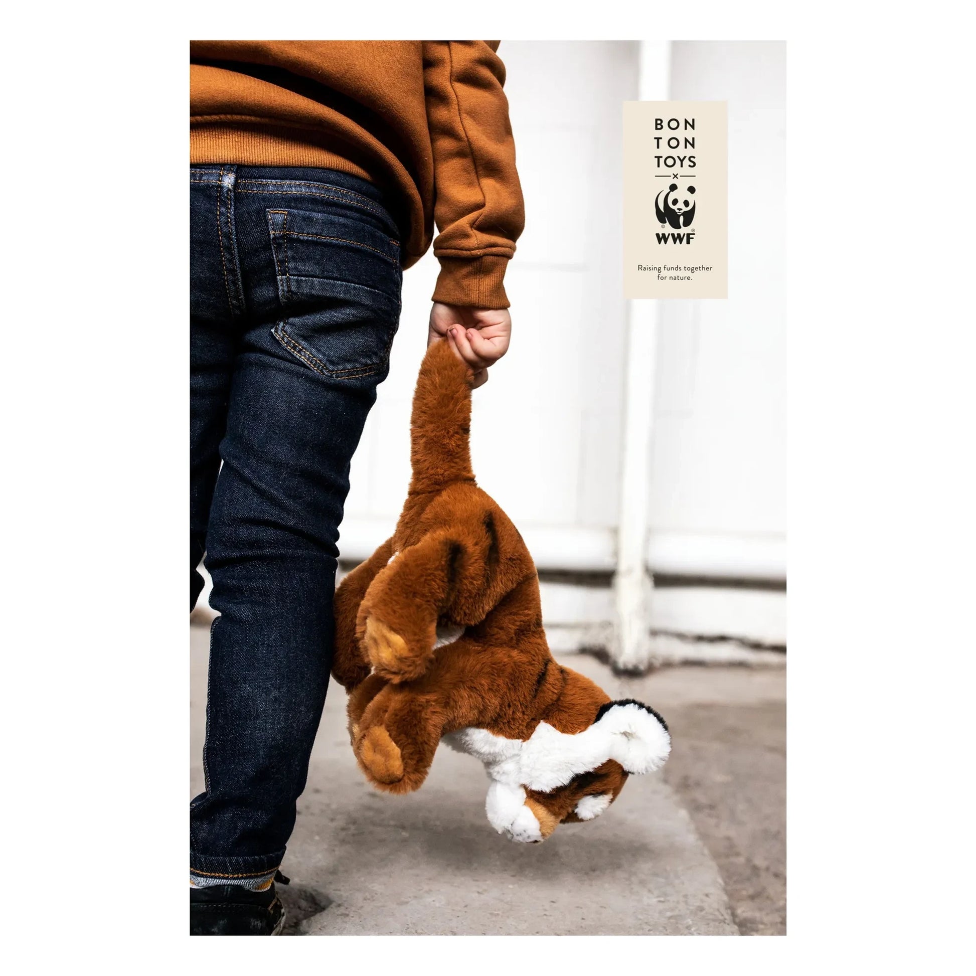 Bon Ton Toys - WWF - Tiger plush | Light brown