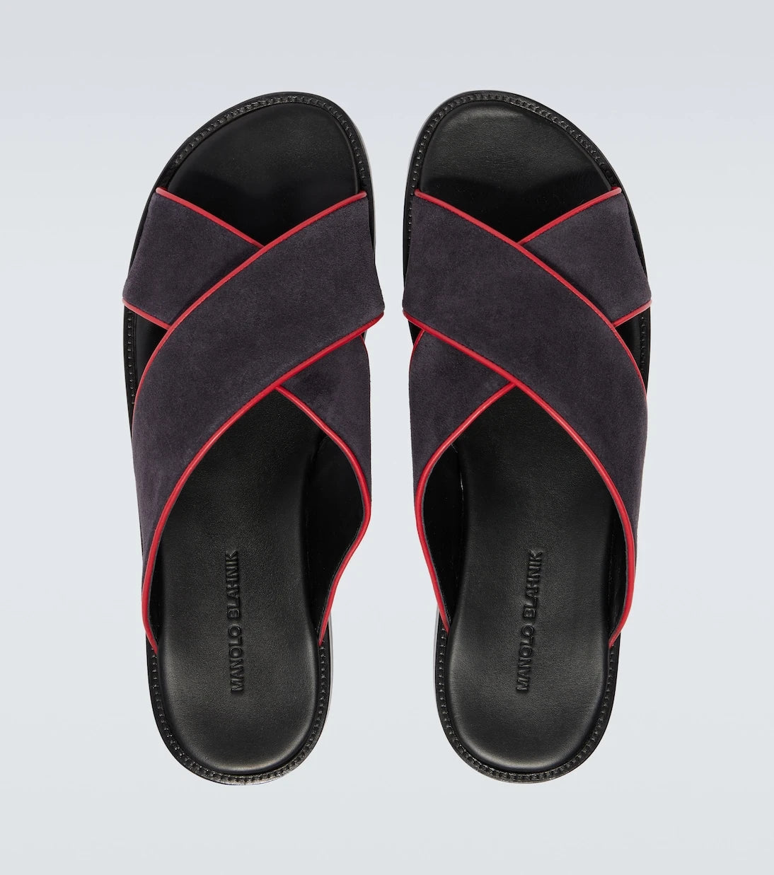 Manolo Blahnik - Otawi suede sandals
