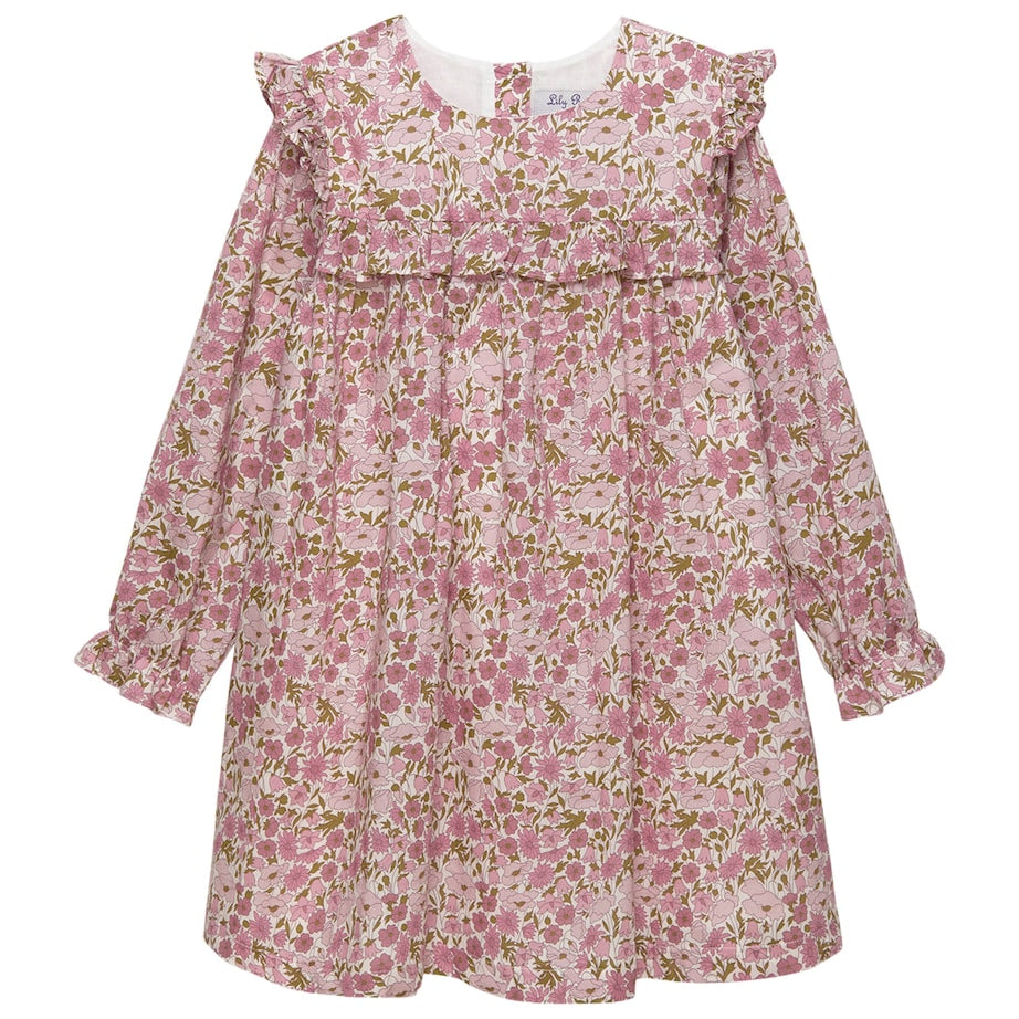 Pink Cotton Ruffle Dress (2-5 Years)
