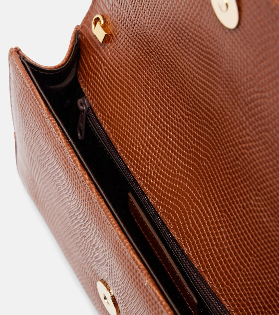 Manolo Blahnik - Maygot snake-effect leather clutch