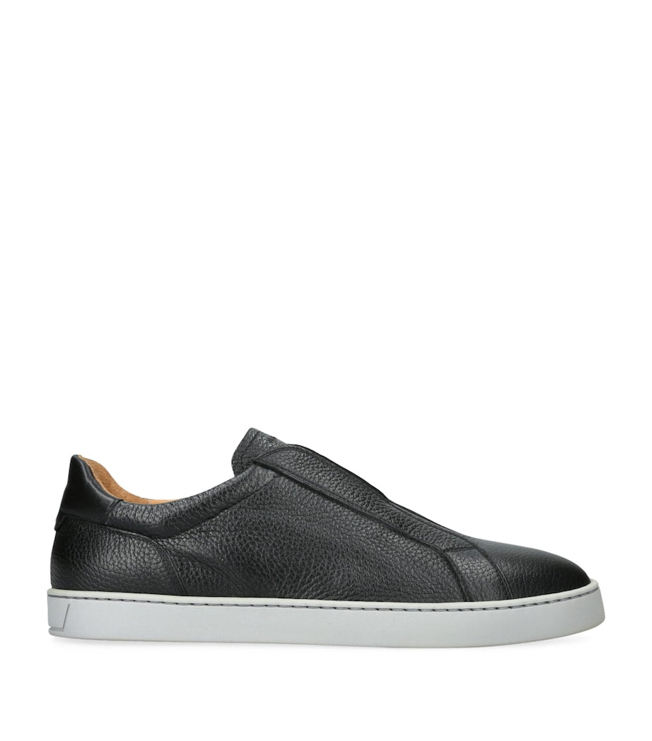 Magnanni Leather Slip-On Sneakers