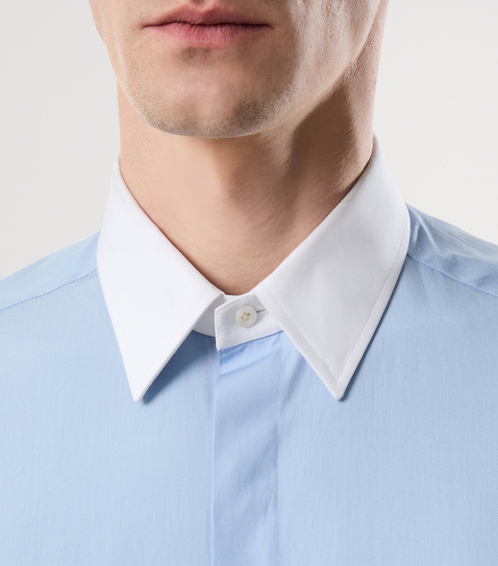 Cotton Contrast-Trim Shirt