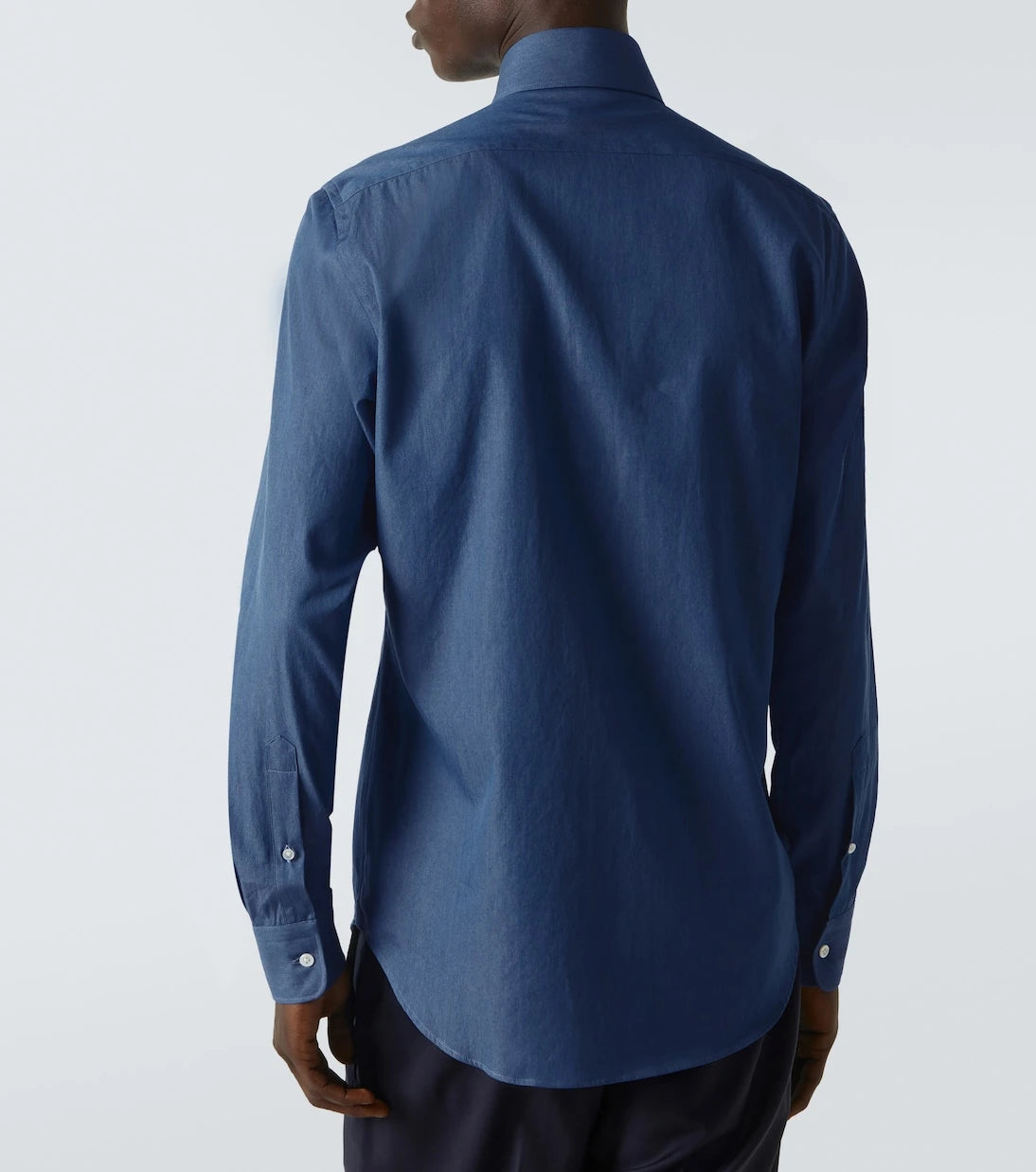 Thom Sweeney - Cotton chambray shirt