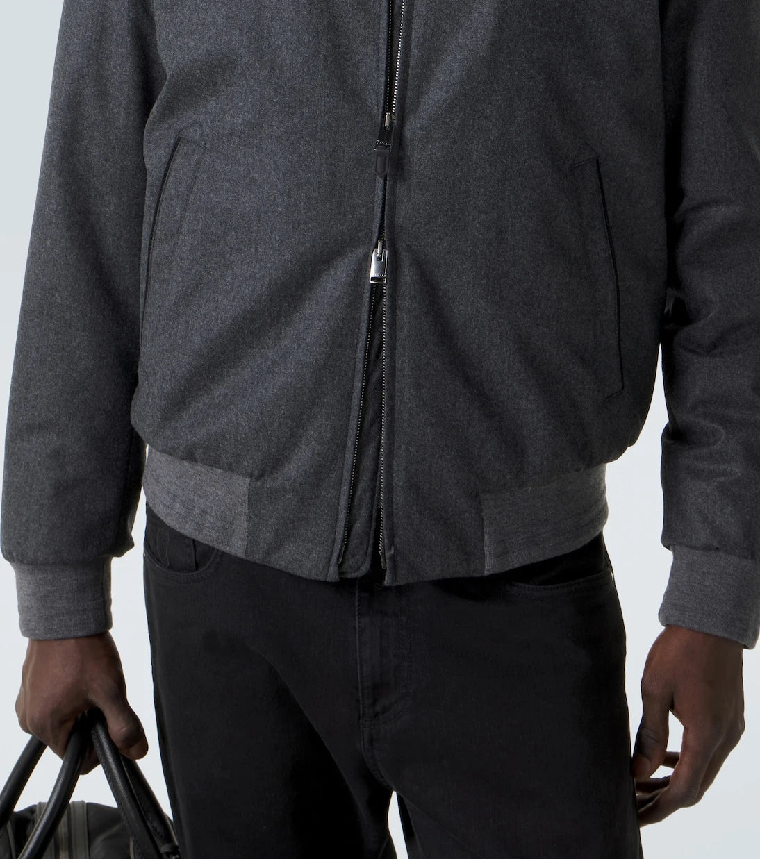 Canali - Wool bomber jacket
