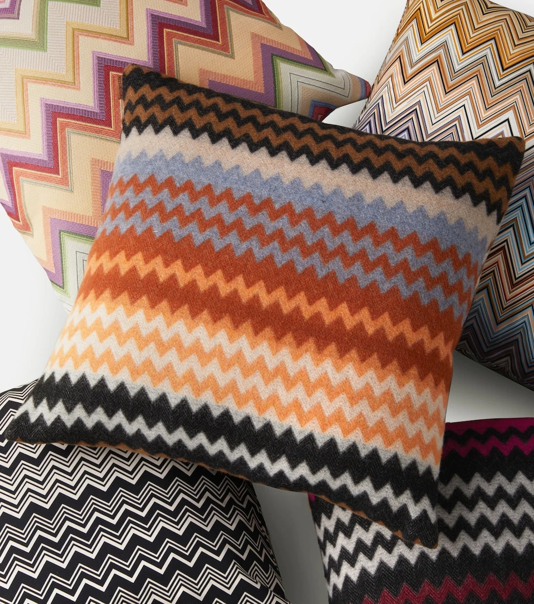 Missoni - Humbert Zigzag wool-blend cushion