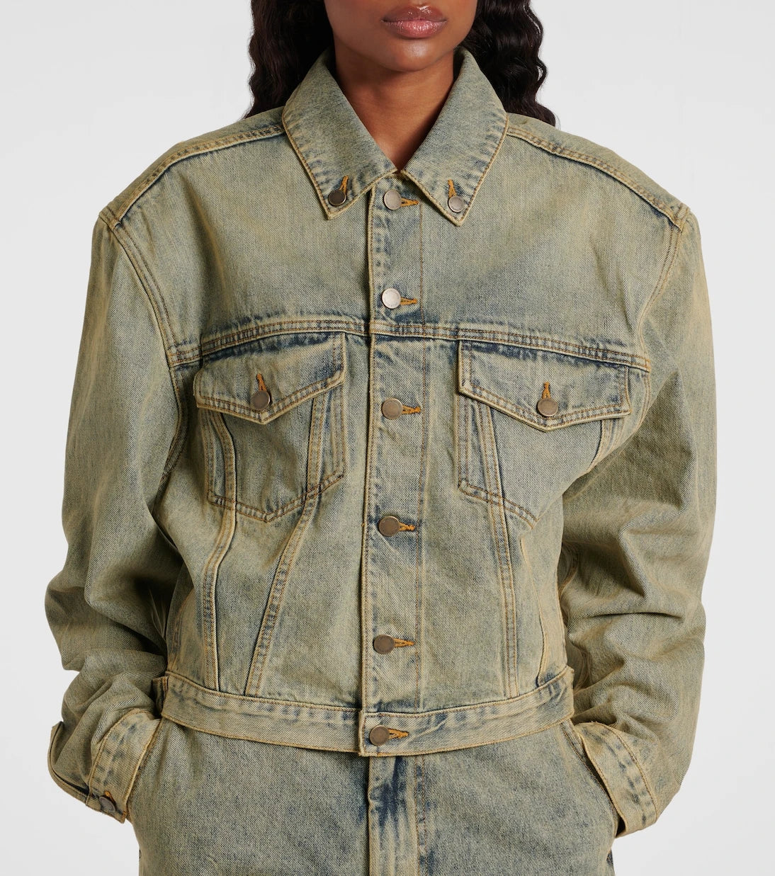 Entire Studios - Faded oversized denim jacket