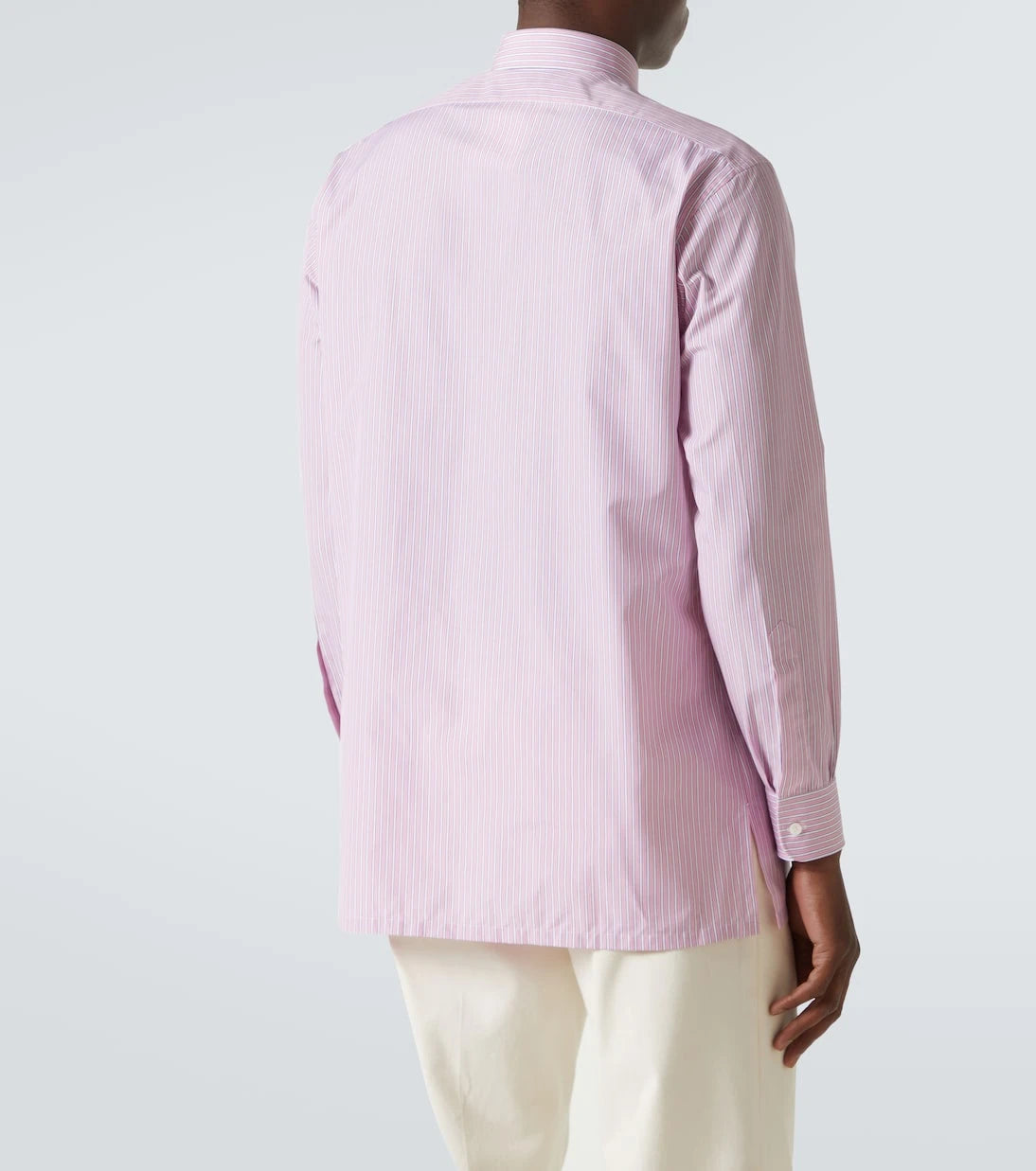 Charvet - Striped cotton poplin shirt
