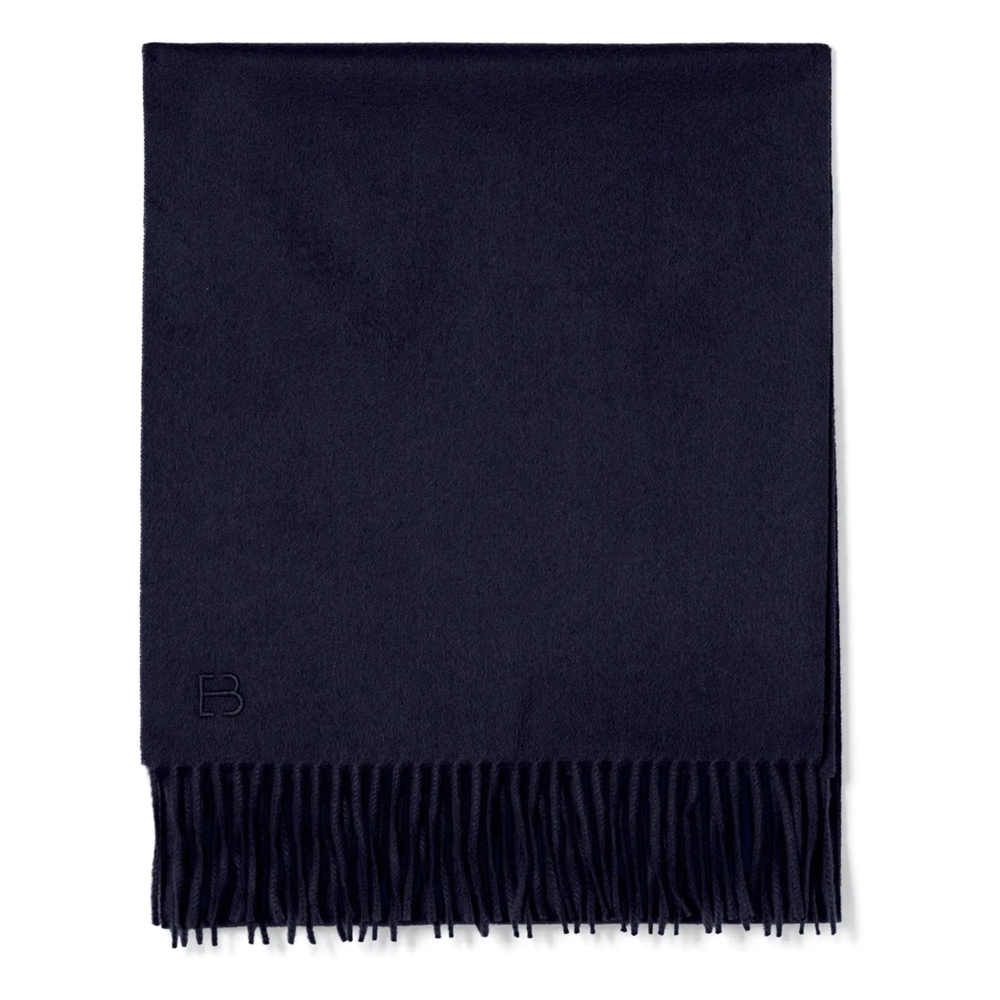 Bompard - Classic EB Cashmere Scarf | Navy blue
