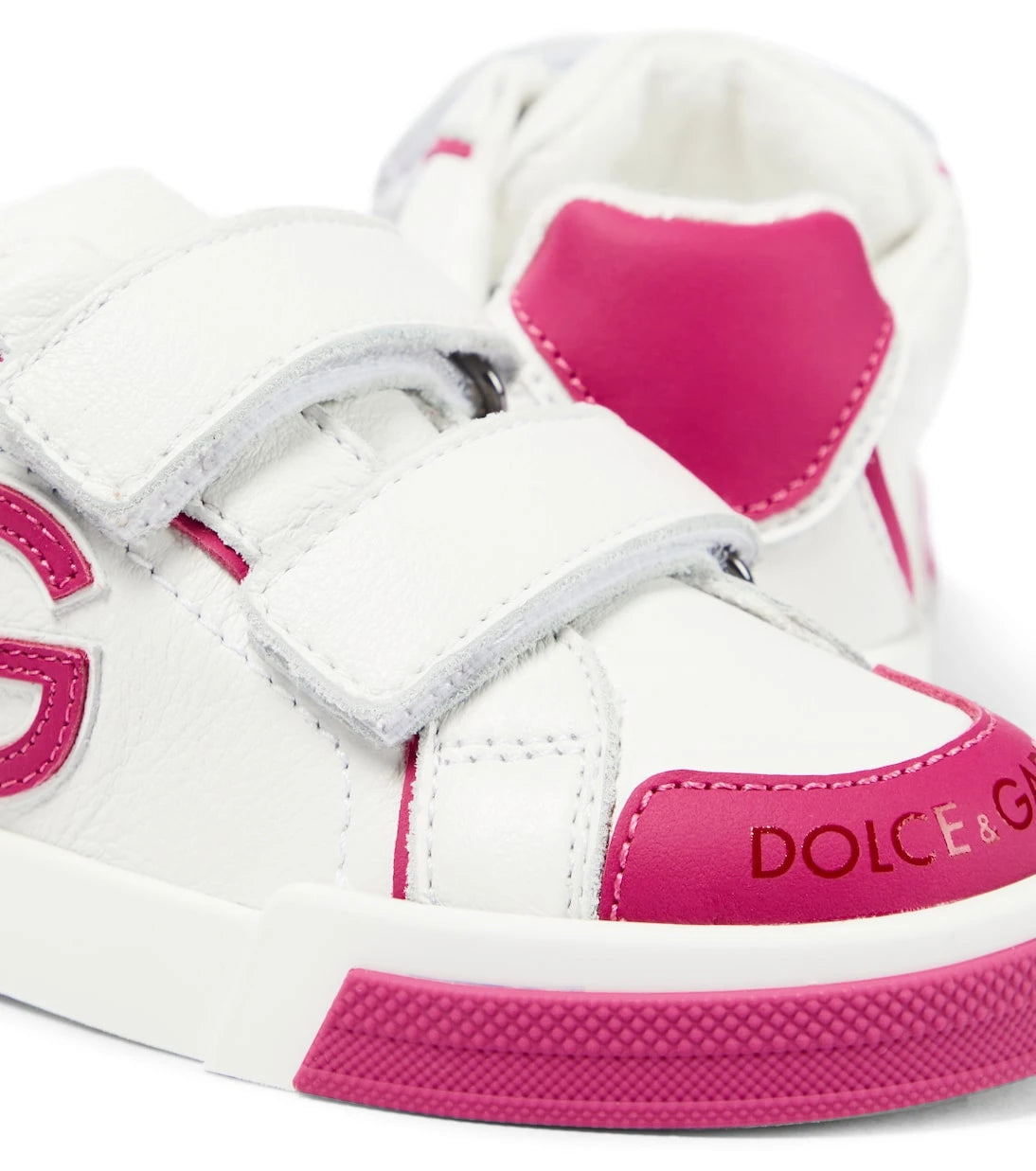 Dolce&Gabbana Kids - Logo leather low-top sneakers