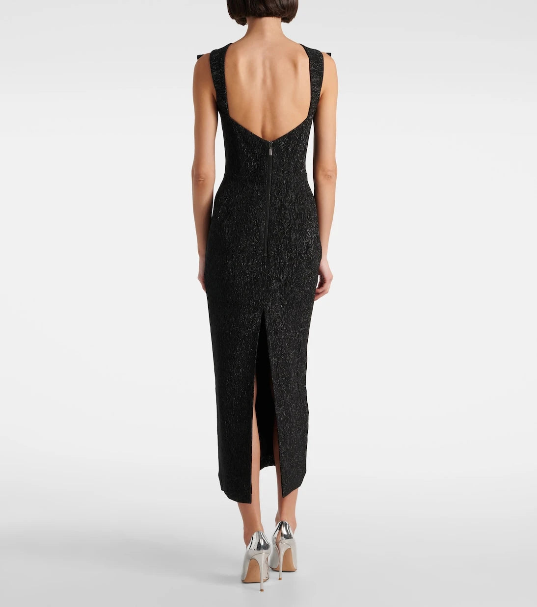 Maticevski - Singular open-back lamé cocktail dress